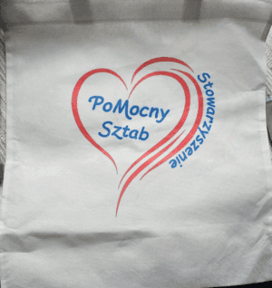 Cegiełka Ekologiczna torba materiałowa PoMocnego Sztabu